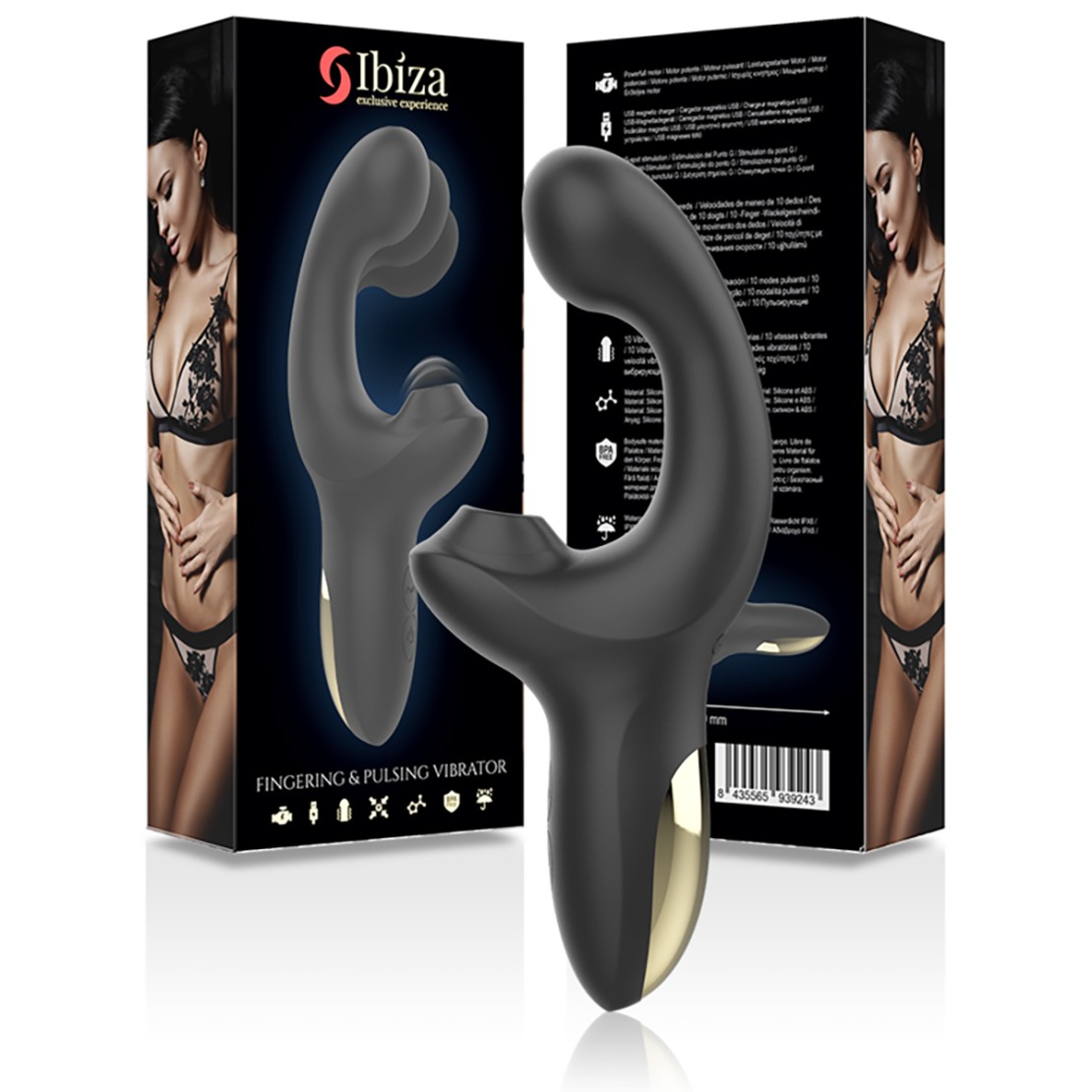 RABBIT SEX TOY CON MOVIMENTO E SUZIONE IBIZA