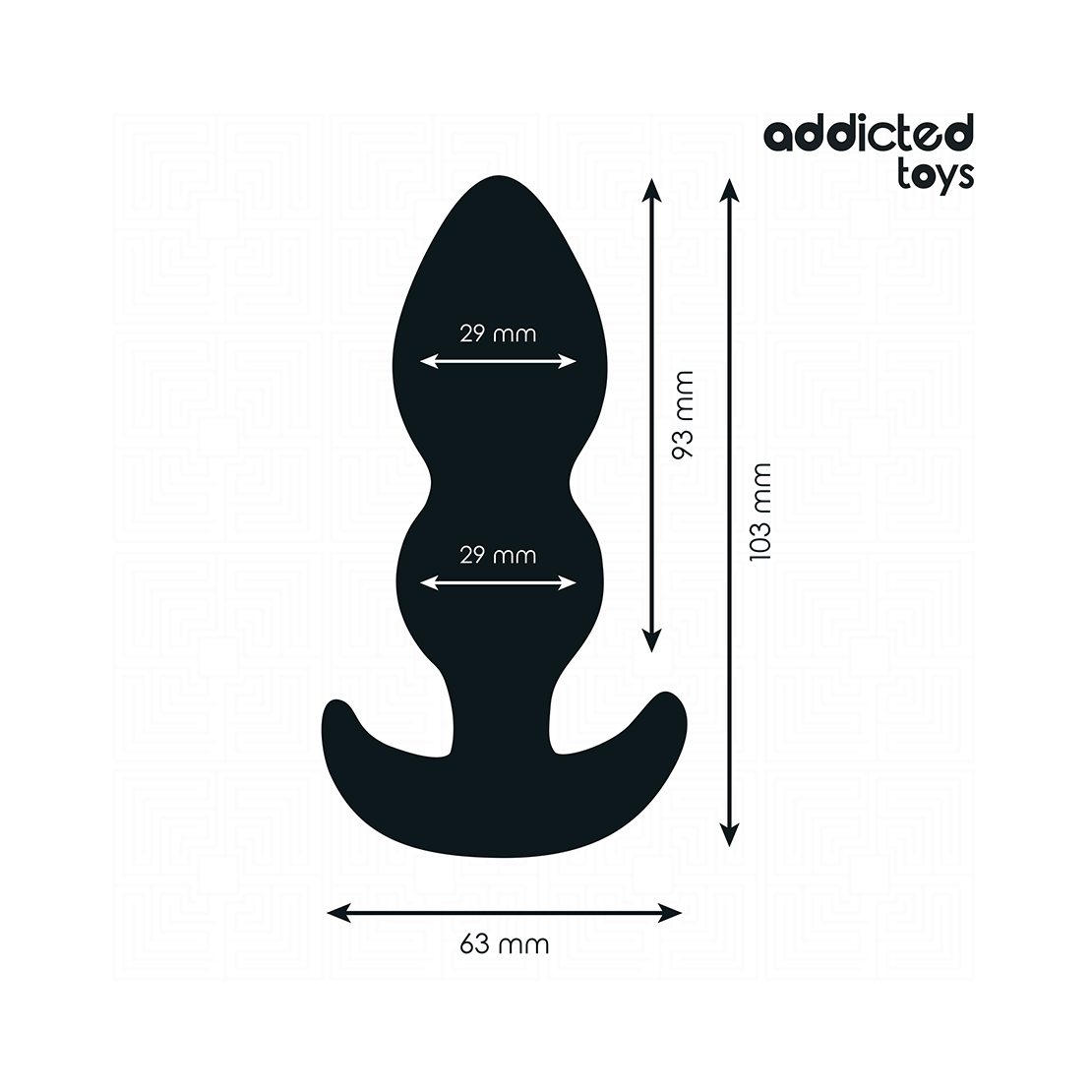 PLUG ANALE IN SILICONE MEDICALE FLESSIBILE CON...