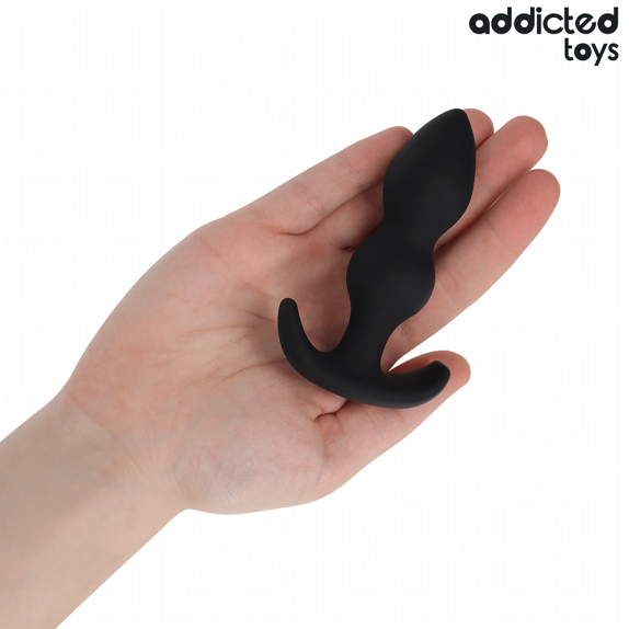 PLUG ANALE IN SILICONE MEDICALE FLESSIBILE CON SFERETTE TAGLIE S, L