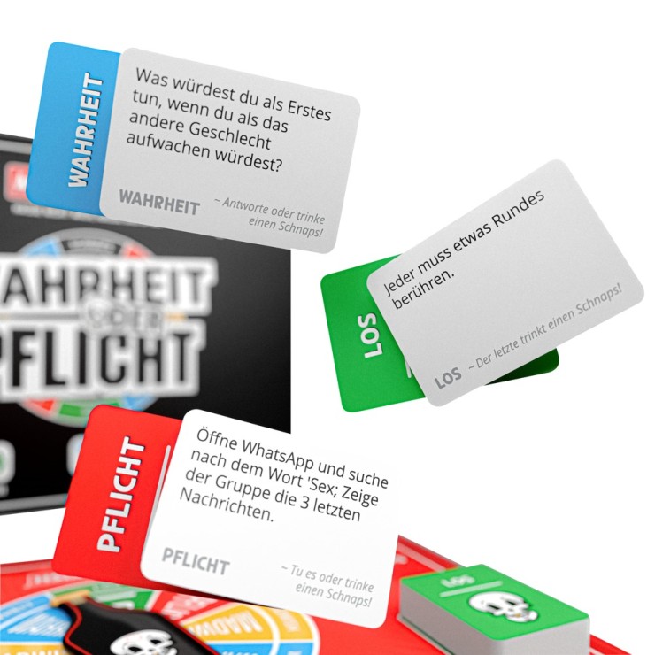 GIOCO DELLA BOTTIGLIA DA TAVOLO IN LINGUA TEDESCA 2