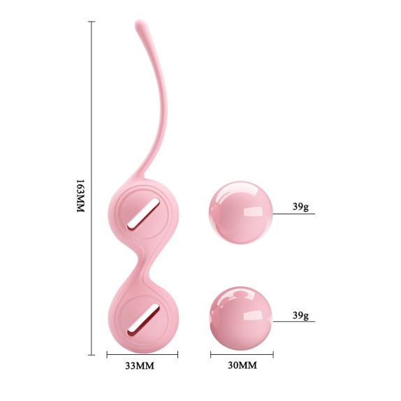 PALLINE VAGINALI KEGEL AUTOVIBRANTI IN SILICONE MEDICALE PER PAVIMENTO PELVICO