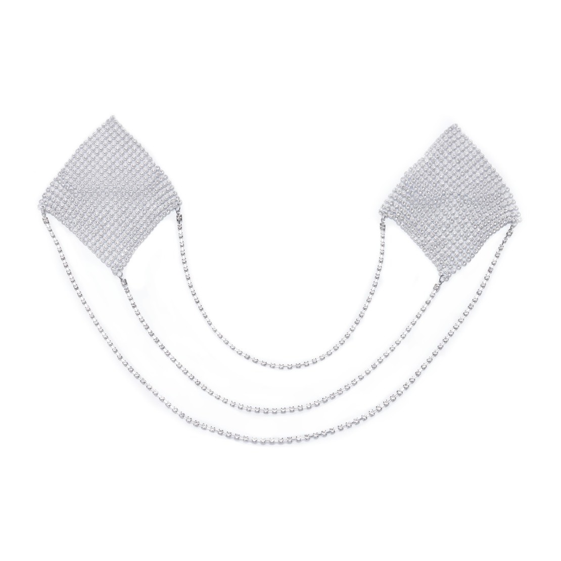 COPRICAPEZZOLI GIOIELLO COLOR ARGENTO...