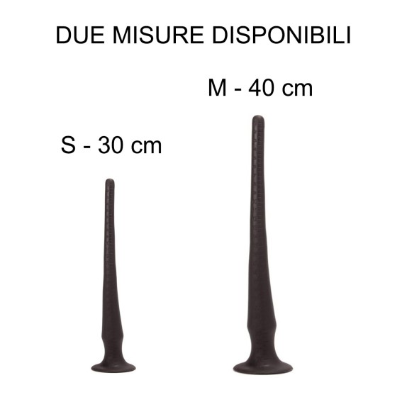 SPINA ANALE FLESSIBILE IN SILICONE CON VENTOSA TG. S & M XMEN