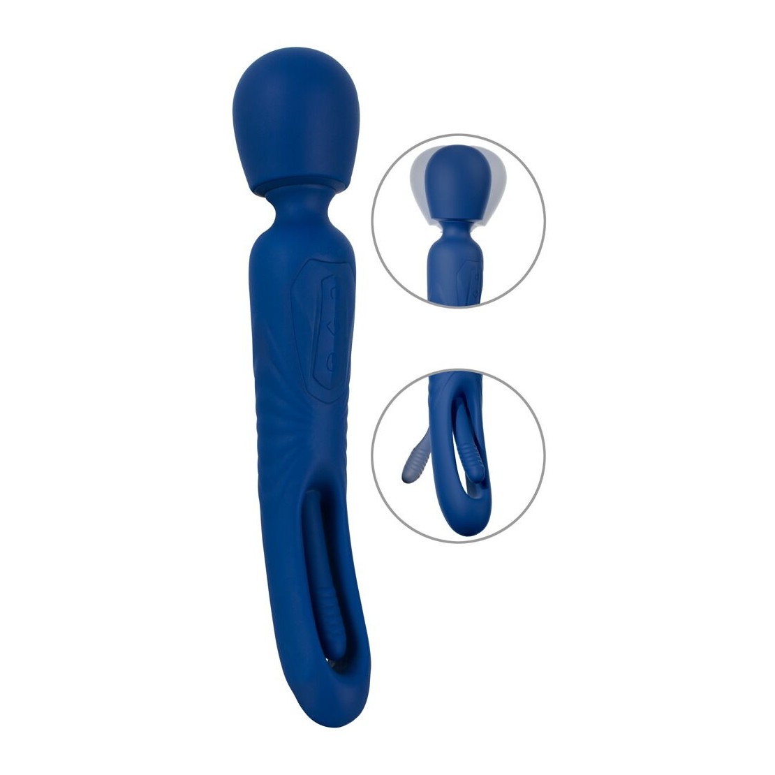 2IN1 WAND VIBRANTE PER CLITORIDE CON LINGUA PER...