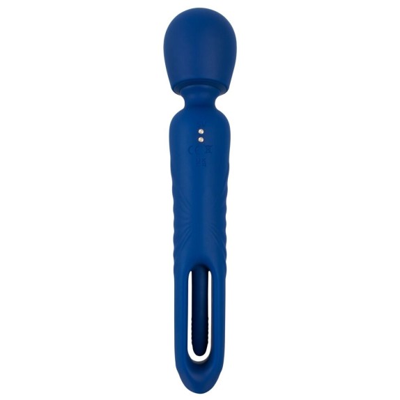 2IN1 WAND VIBRANTE PER CLITORIDE CON LINGUA PER PUNTO G SWEET SMILE