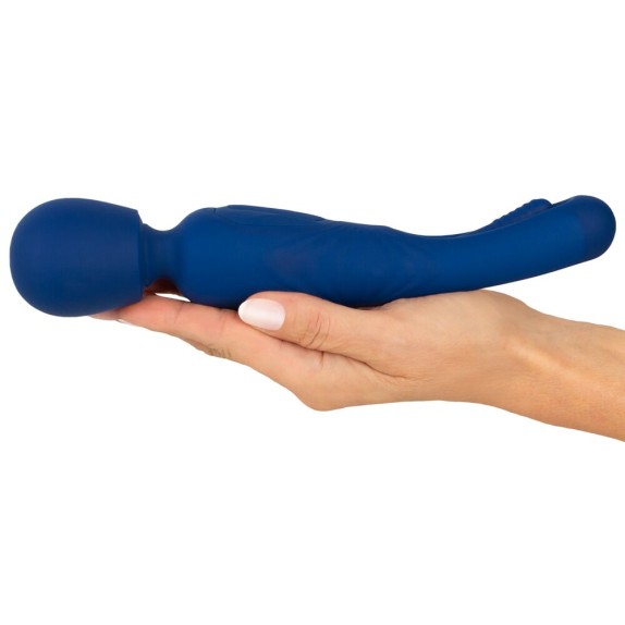 2IN1 WAND VIBRANTE PER CLITORIDE CON LINGUA PER PUNTO G SWEET SMILE