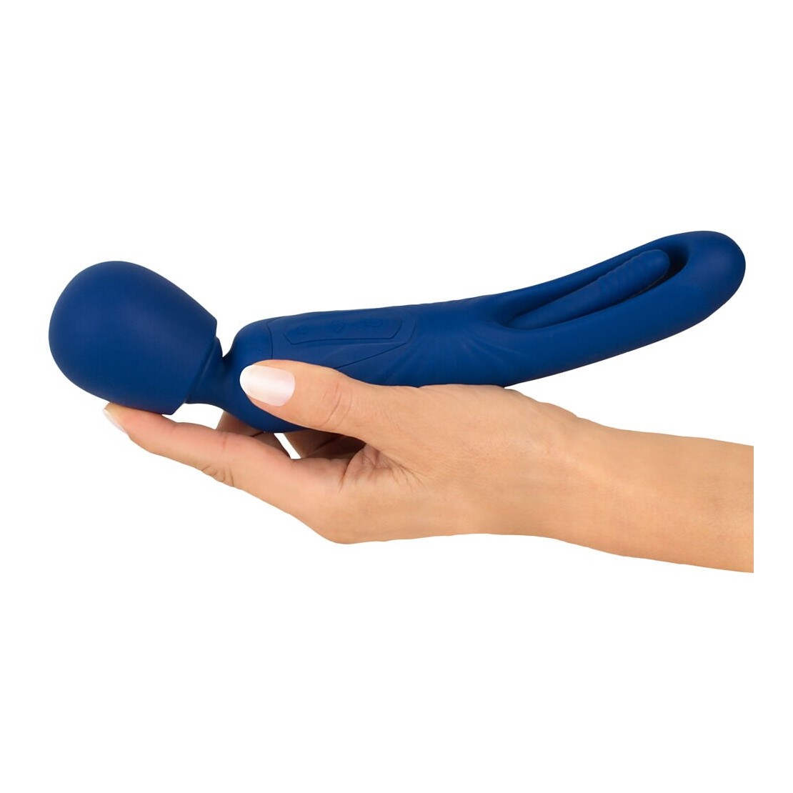 2IN1 WAND VIBRANTE PER CLITORIDE CON LINGUA PER...