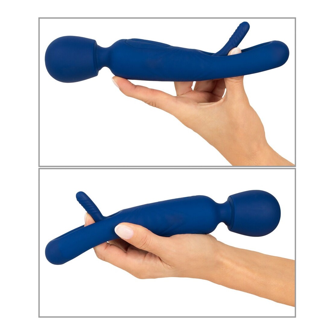 2IN1 WAND VIBRANTE PER CLITORIDE CON LINGUA PER...