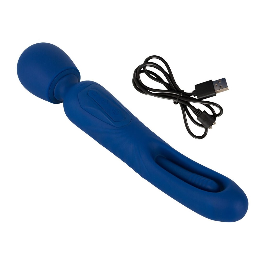2IN1 WAND VIBRANTE PER CLITORIDE CON LINGUA PER...