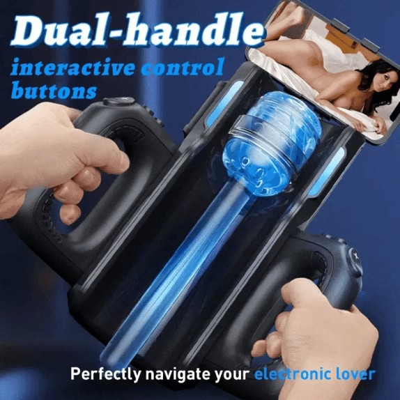 copy of MASTURBATORE AUTOMATICO PER UOMO THRUSTING PRO KING CON MOVIMENTO A SPINTA