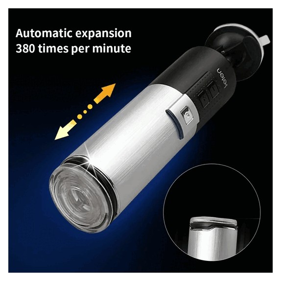 MASTURBATORE AUTOMATICO PER UOMO X-9 RETRACTABLE MASTURBATION CUP LETEN