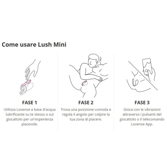 LUSH MINI OVETTO VIBRANTE PER GIOCHI A DISTANZA CON APP LOVENSE