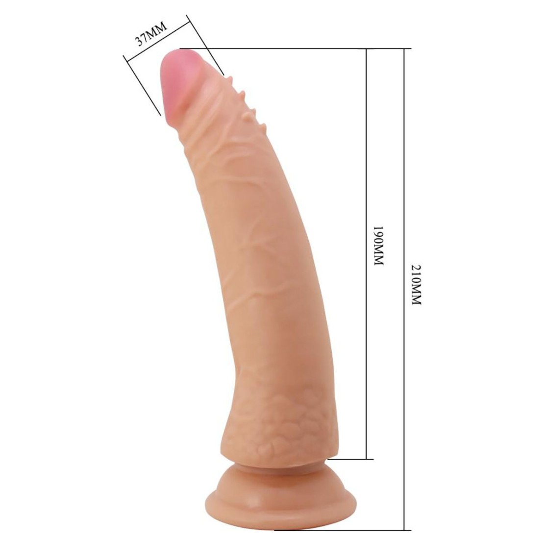 SEX TOY FALLO REALISTICO PIEGHEVOLE CON PELLE...