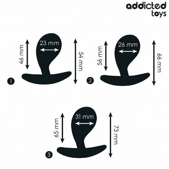 copy of KIT 3 PLUG ANALI E PROSTATICI IN SILICONE DI PICCOLE DIMENSIONI