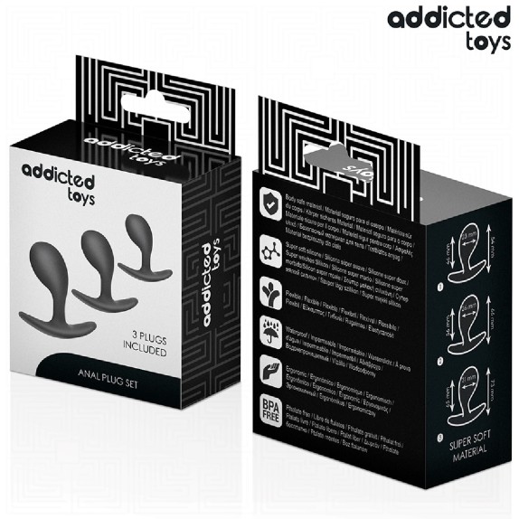 copy of KIT 3 PLUG ANALI E PROSTATICI IN SILICONE DI PICCOLE DIMENSIONI