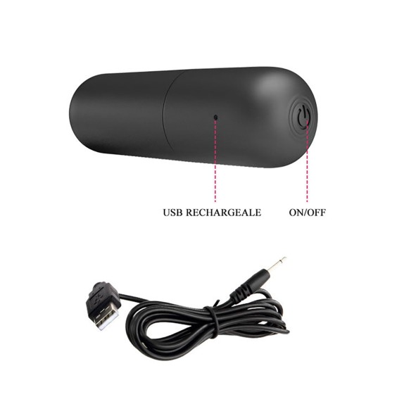 MUTANDINA VIBRANTE PER CLITORIDE ELASTICA E REGOLABILE USB