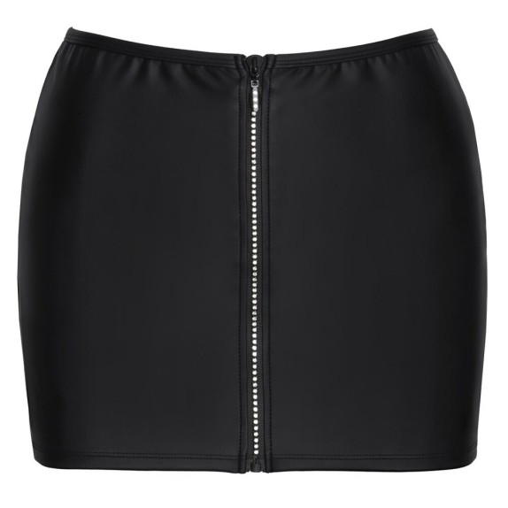 copy of MINIGONNA SEXY NERA OPACA PER DONNA CON ZIP DI STRASS COTTELLI