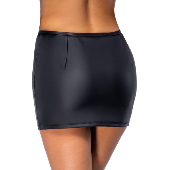copy of MINIGONNA SEXY NERA OPACA PER DONNA CON ZIP DI STRASS COTTELLI