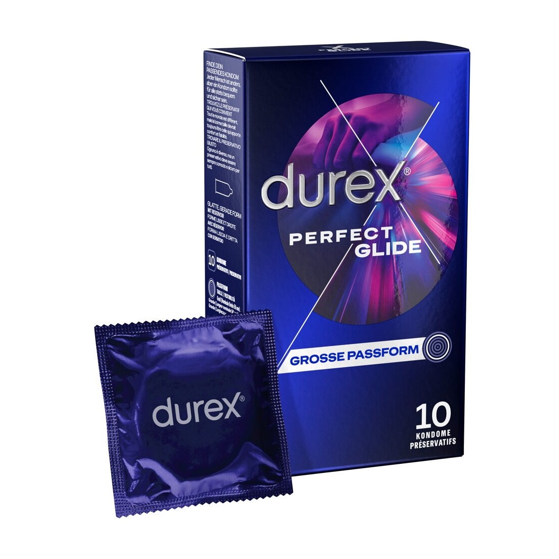 DUREX PERFECT GLIDE PROFILATTICI 10 PZ SPESSI...