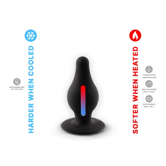 PLUG ANALE IN SILICONE TERMOREATTIVO SILEXD DUE TAGLIE