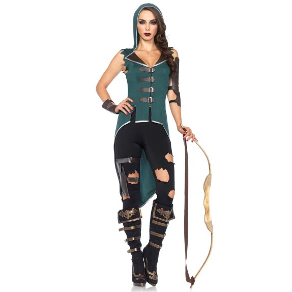 TRAVESTIMENTO SEXY PER DONNA COSTUME DA ROBIN HOOD
