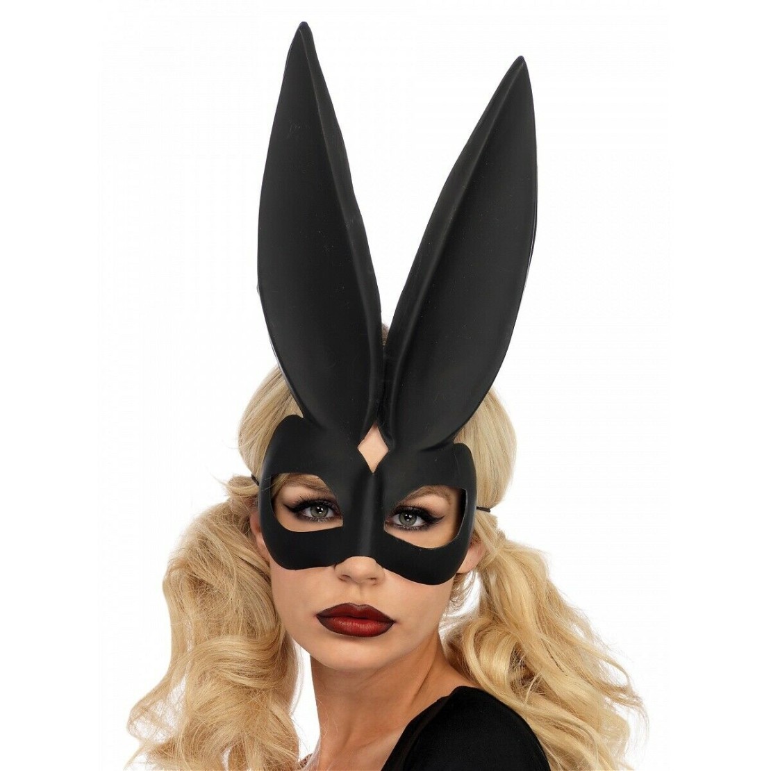 MASCHERA SEXY NERA DA CONIGLIETTA PER HALLOWEEN