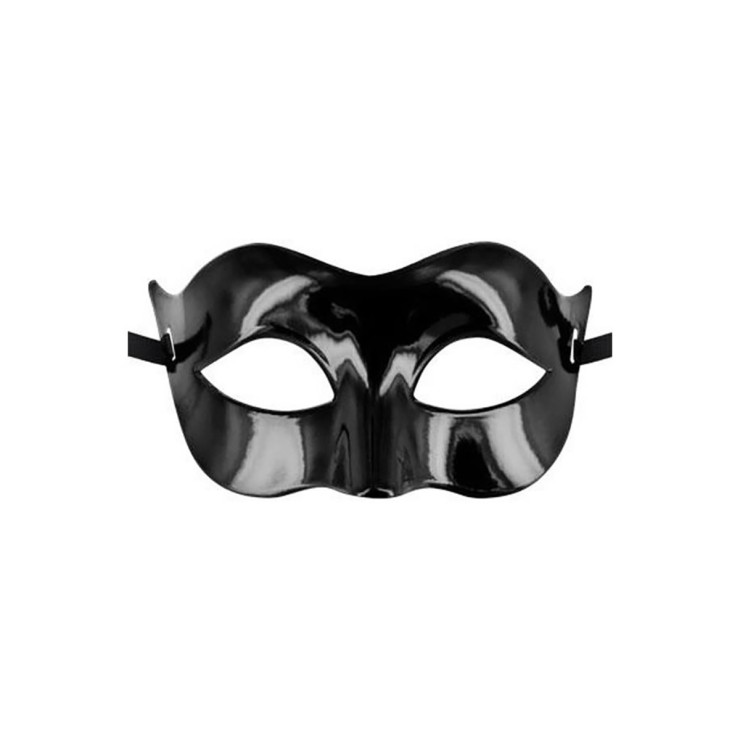 MASCHERINA SEXY RIGIDA NERA PER OCCHI CON NASTRINO MASQUE...