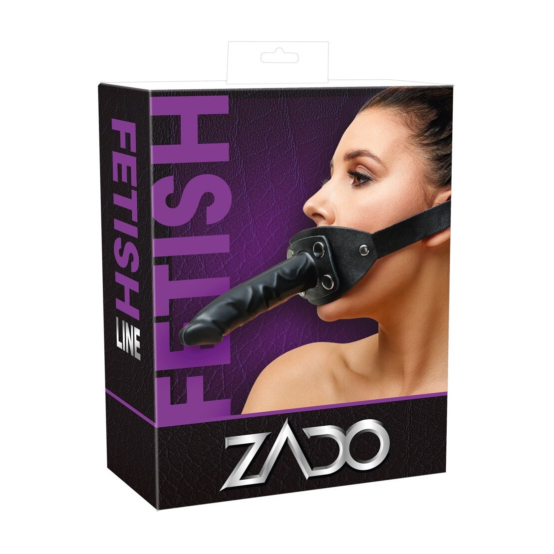 GAG MORSO COSTRITTIVO CON DILDO DOPPIO IN PELLE...