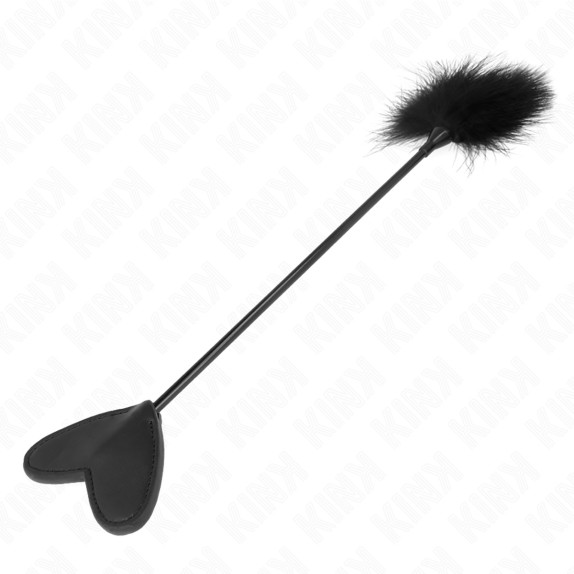 PIUMINO SEXY CON PADDLE A CUORE PER SCULACCIATE 2IN1 KINK