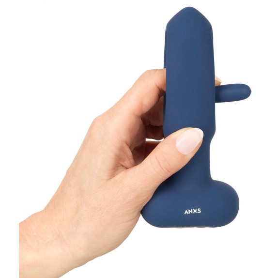 PLUG ANALE WIRELESS CON LINGUA INTERNA OSCILLANTE E VIBRAZIONE