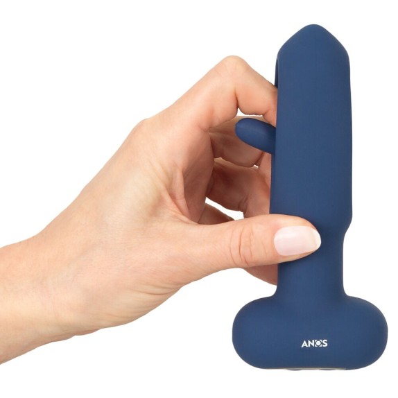 PLUG ANALE WIRELESS CON LINGUA INTERNA OSCILLANTE E VIBRAZIONE