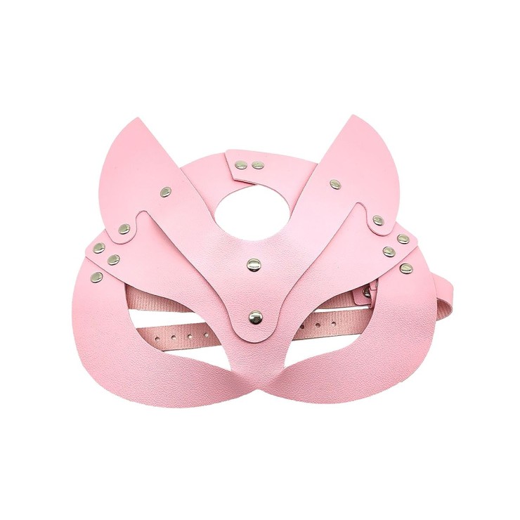 MASCHERA DA GATTA IN ECOPELLE MORBIDA REGOLABILE 2