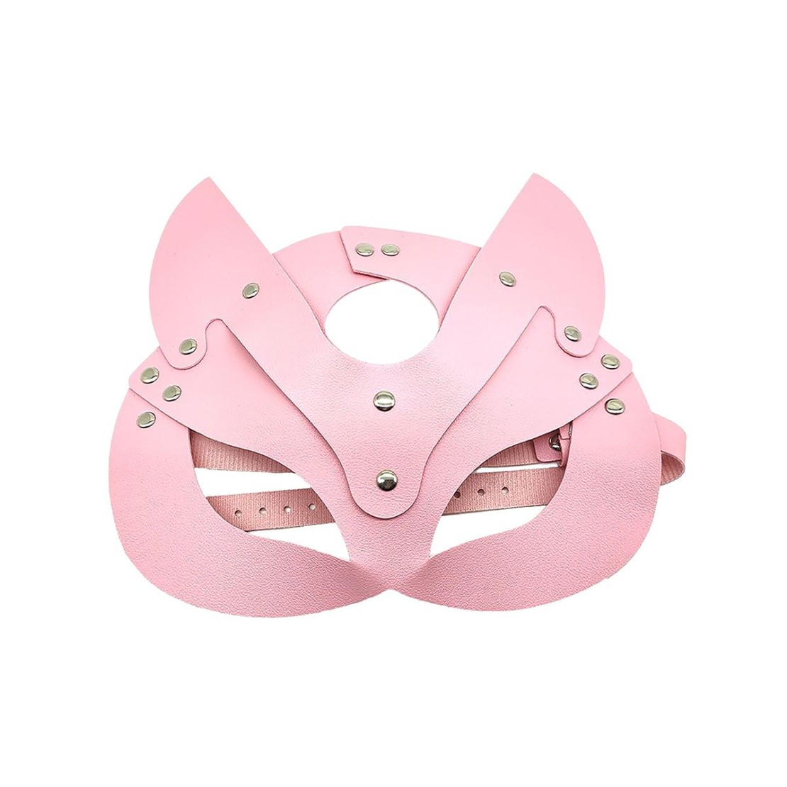 MASCHERA DA GATTA IN ECOPELLE MORBIDA REGOLABILE