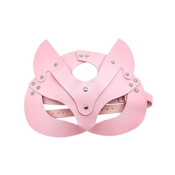 MASCHERA DA GATTA IN ECOPELLE MORBIDA REGOLABILE