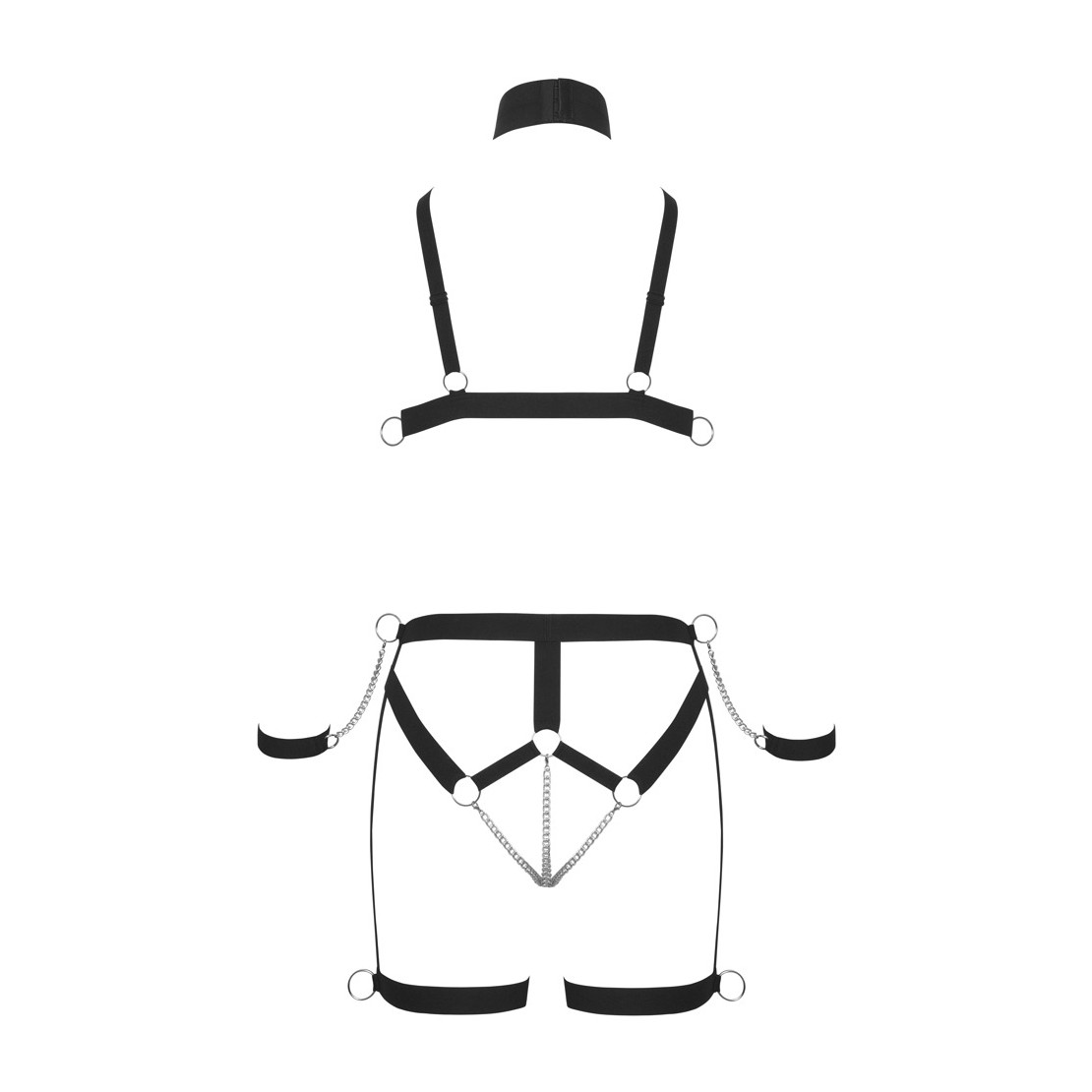 SET HARNESS 4 PEZZI PER DONNA COMPLETO INTIMO...