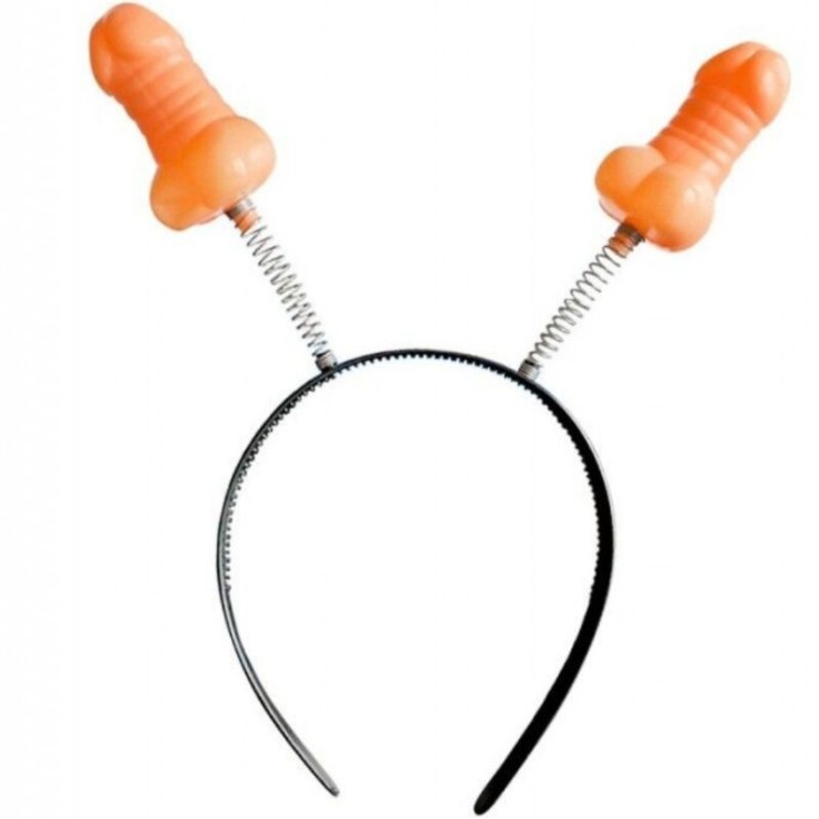 CERCHIETTO SCHERZOSO CON ANTENNE A FORMA DI PENE GADGET...