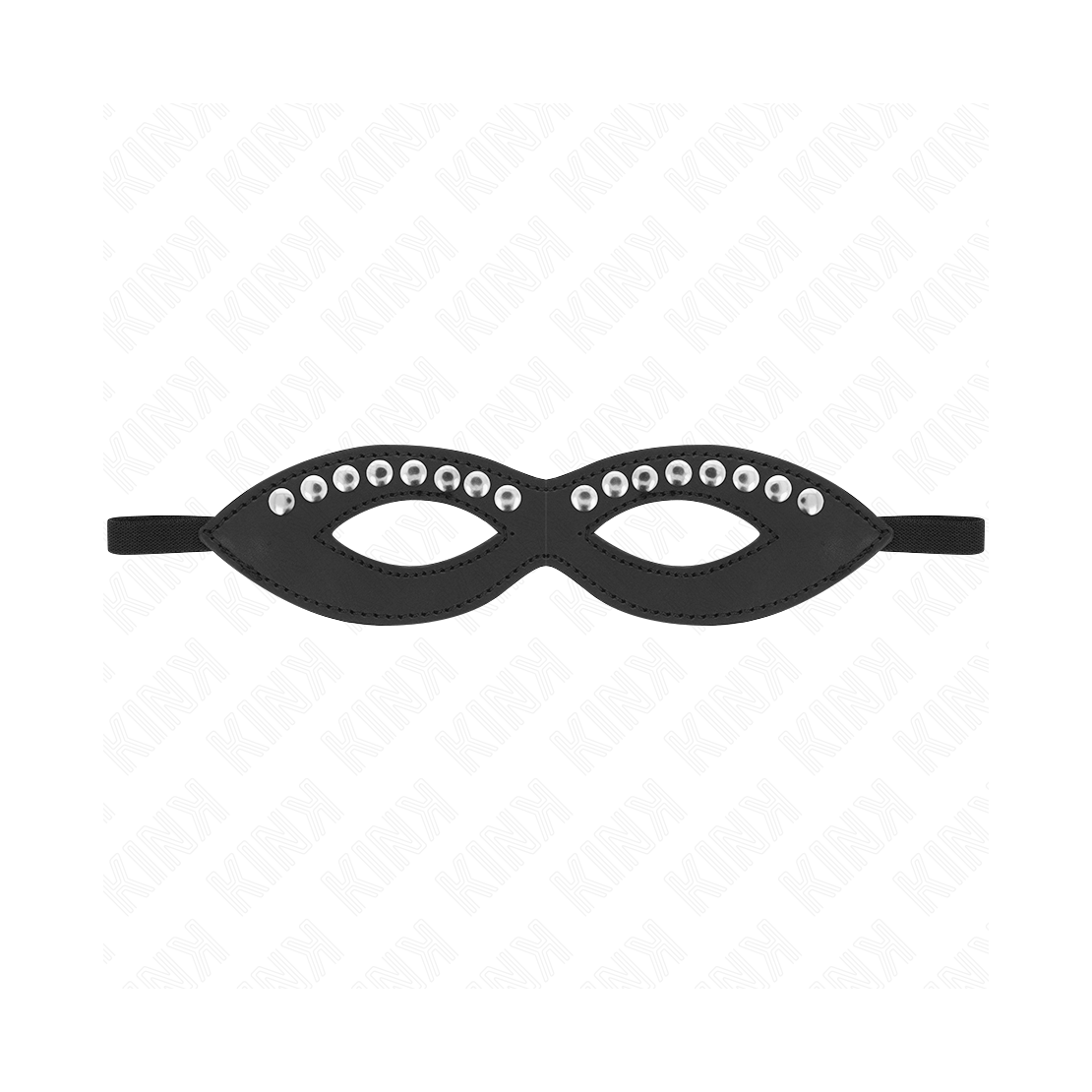 MASCHERA SEXY IN ECOPELLE CON BORCHIE ARGENTATE...
