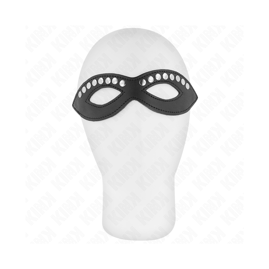MASCHERA SEXY IN ECOPELLE CON BORCHIE ARGENTATE...