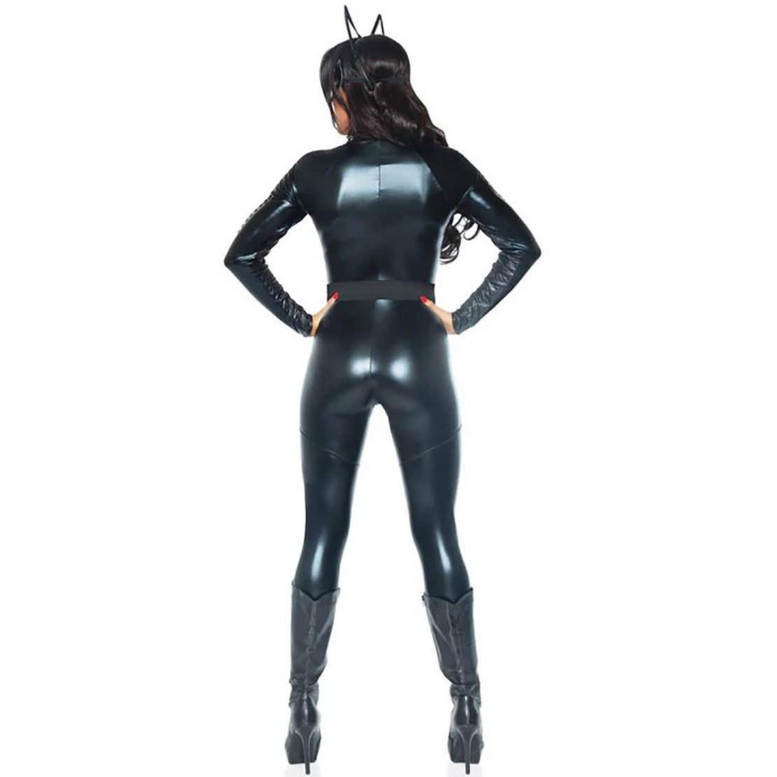 COSTUME GATTA SEXY 4 PZ CON TUTA INTERA E...