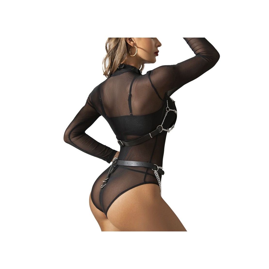 SET HARNESS COMPLETO 2 PEZZI CON CATENE...