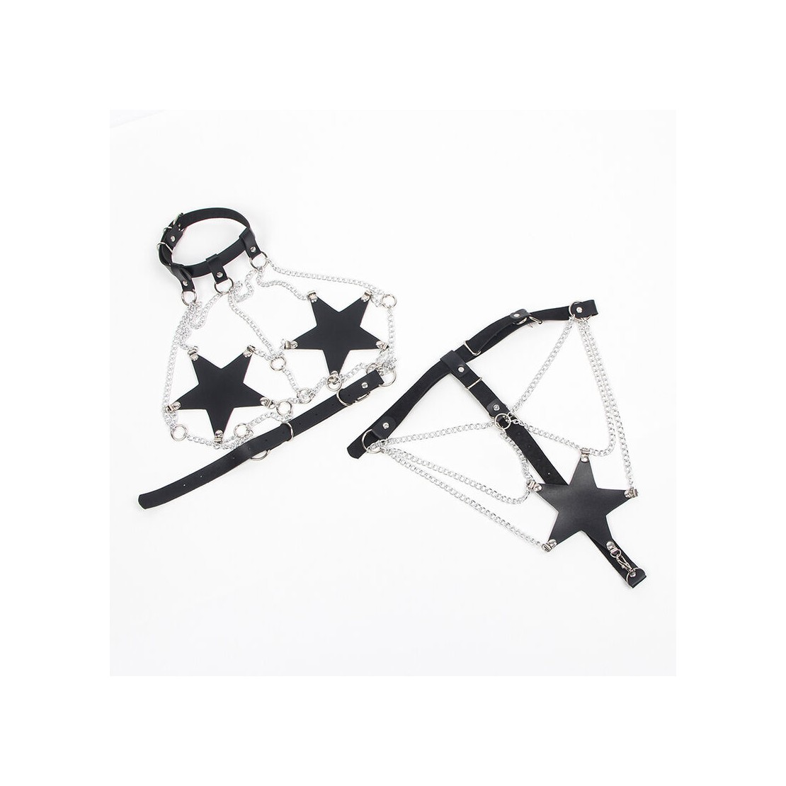 SET HARNESS COMPLETO 2 PEZZI CON CATENE...