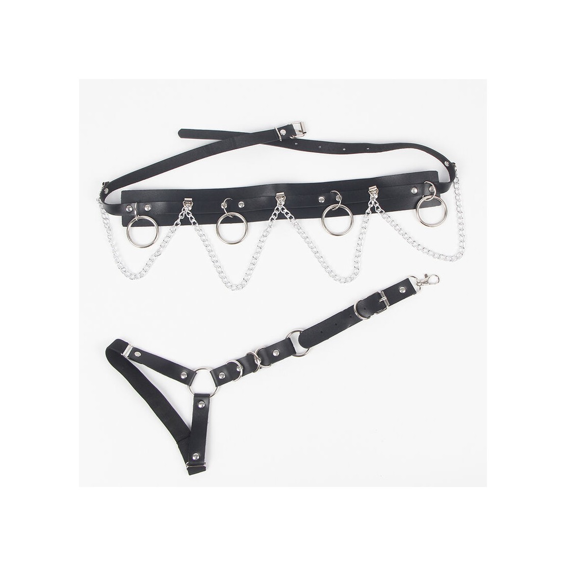 HARNESS CINTURA REGGICALZE CON GIARRETTIERA...
