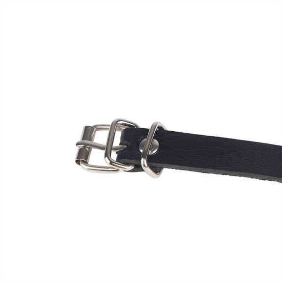 CINTURA HARNESS SEXY CON CATENE ARGENTATE PENDENTI E ANELLI METALLICI