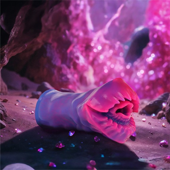 MASTURBATORE ALIENO PER UOMO A FORMA DI BOCCA COLORATO EPIC