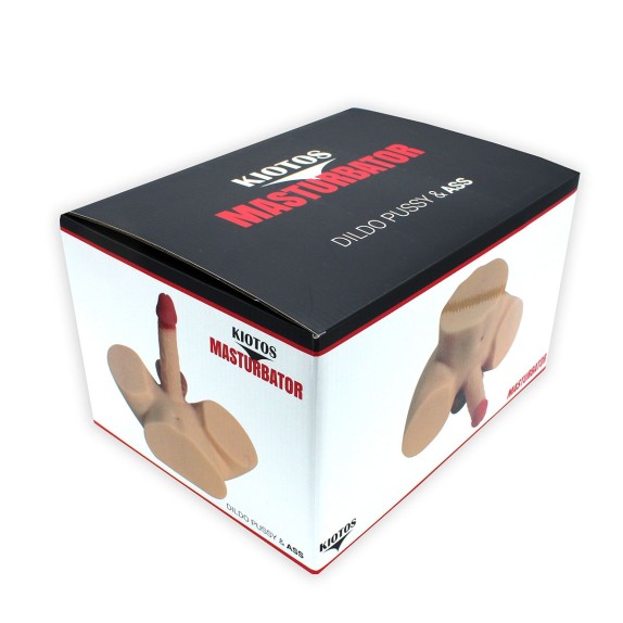 MASTURBATORE REALISTICO CON PENE & VAGINA E ANO PENETRABILI-OF