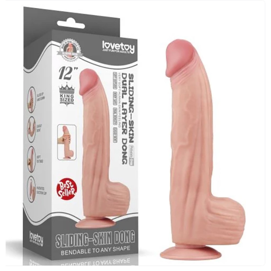 FALLO REALISTICO KING SIZED CON PELLE...