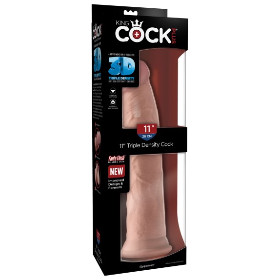 FALLO REALISTICO 3D CM. 28 CON VENTOSA SEX TOY KING COCK PLUS-OF