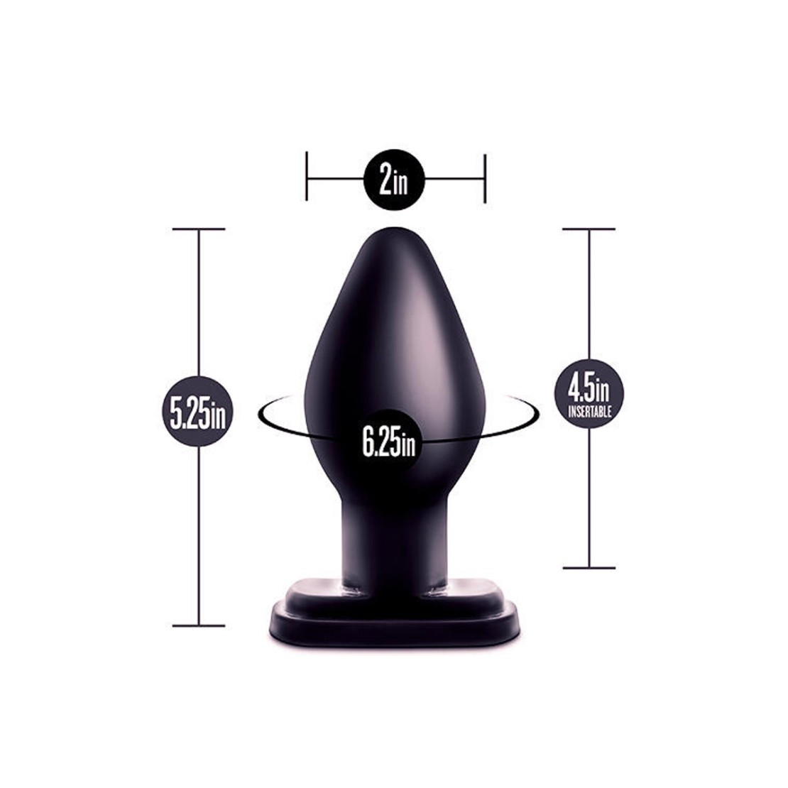 PLUG ANALE IN PVC GRANDE ANAL ADVENTURES XL-OF