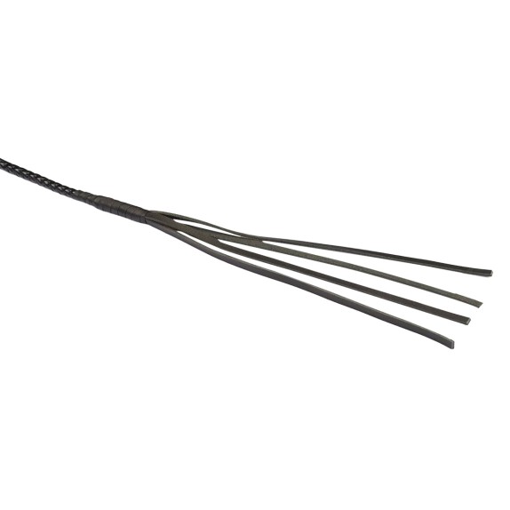 FRUSTA 1.5M RISE FEATHER 4 FRANGE IN PELLE ARTIGIANALE ALTA QUALITÀ
