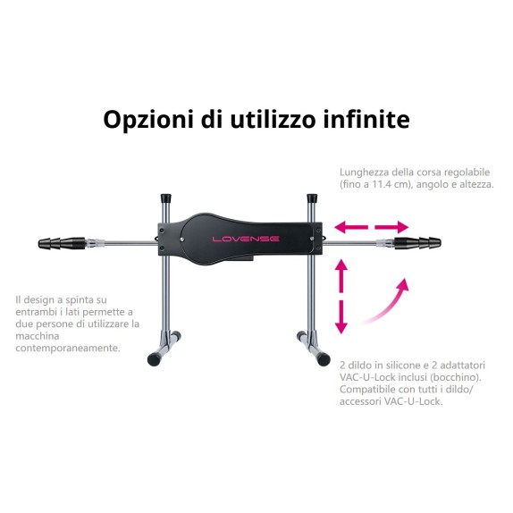 LOVENSE SEX MACHINE CON APP A DISTANZA & PER CAMMING E ONLYFANS-OF